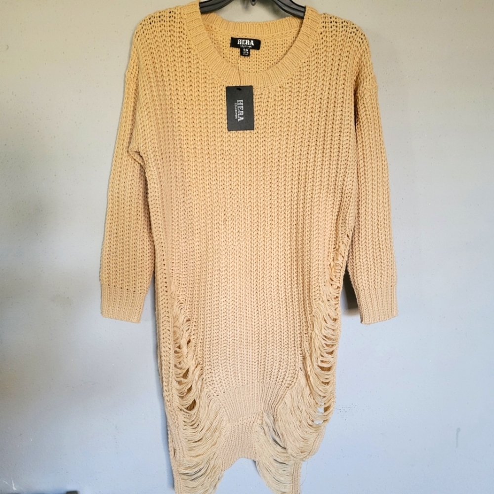 Hera collection S/M crotchet long dress top